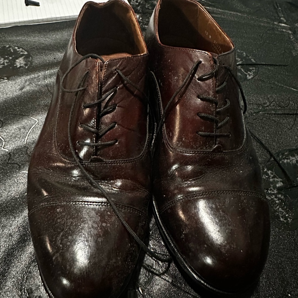Classic Brown Leather Men's Dress Shoes